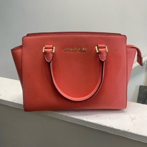 Coral Michael Kors Handbag